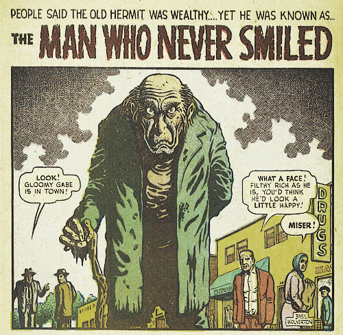 The man who never smiled